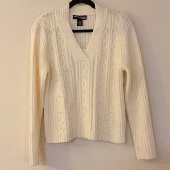 Norton McNaughton Sweaters - Norton Mcnaughton petites winter white sweater